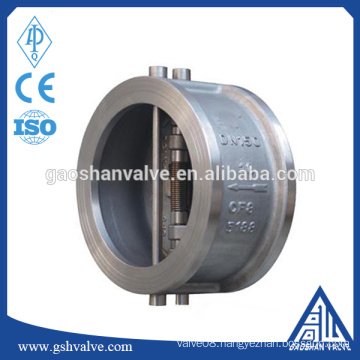 cf8 wafer type double plate swing check valve
